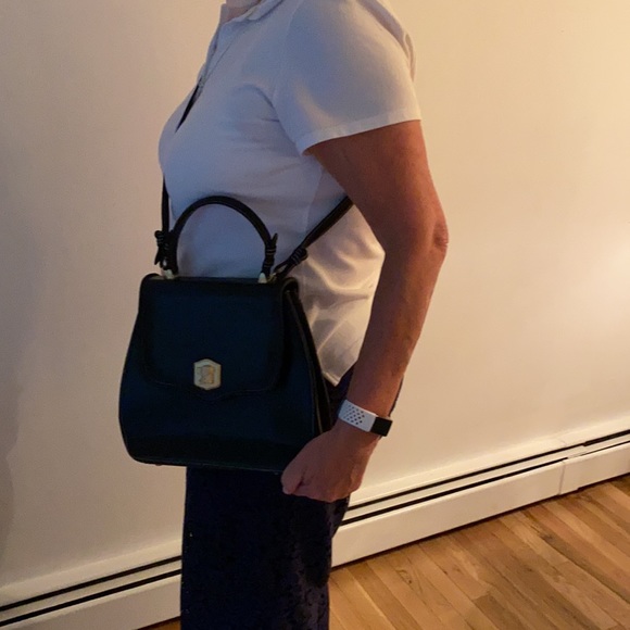 Barry Kieselstein-Cord black handbag with shoulder strap. - Picture 7 of 8